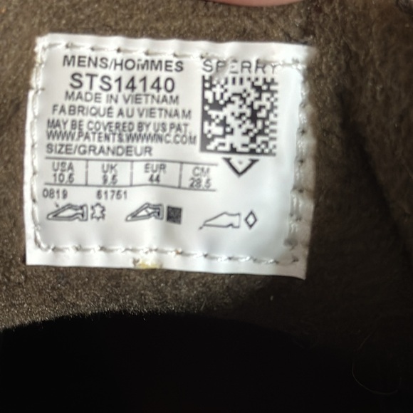 Sperry Top Sider Mens Brewster Lightweight Waterproof Duck Boots Size 10.5 - Picture 7 of 7